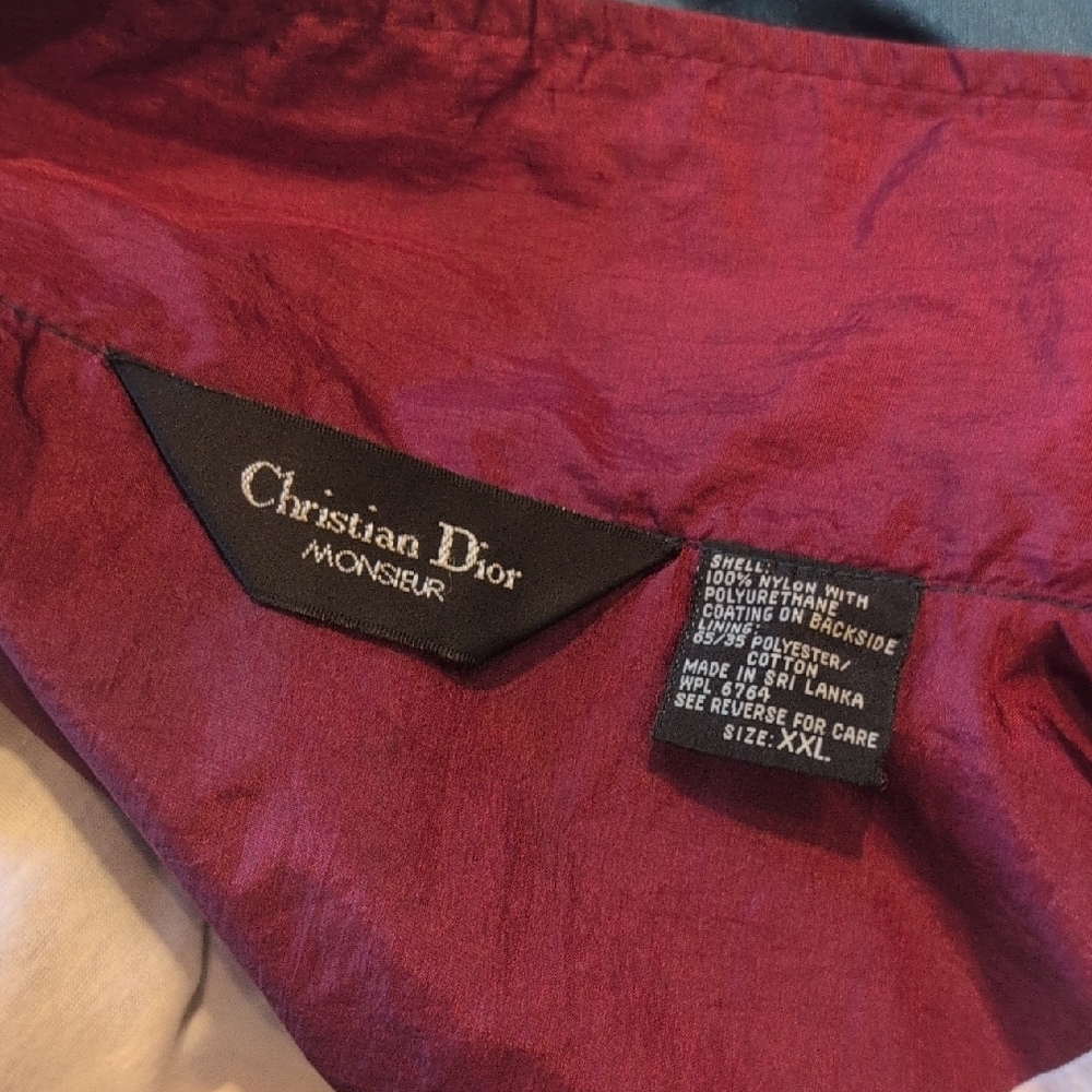 DIOR Monsieur Men's Windbreaker Jacket - XXL - VTG Sportswear - EUC - Picture 2 of 13